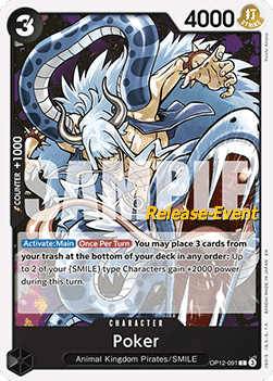 Poker OP12 - 091 [OP12P] [Inglese] Common