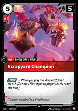 Scrapyard Champion [OGN] [Inglese]