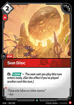 Sun Disc [OGN] [Inglese]
