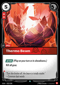 Thermo Beam [OGN] [Inglese]
