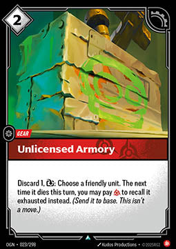 Unlicensed Armory [OGN] [Inglese]
