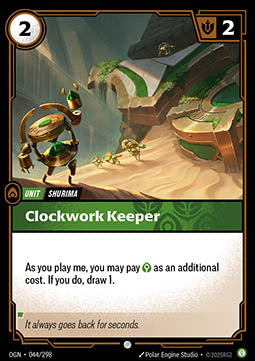 Clockwork Keeper [OGN] [Inglese]