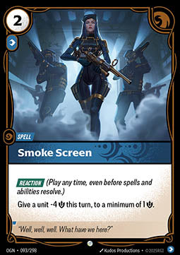 Smoke Screen [OGN] [Inglese]