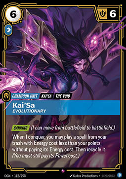 Kai'Sa , Evolutionary V 1 - Rare [OGN] [Inglese]