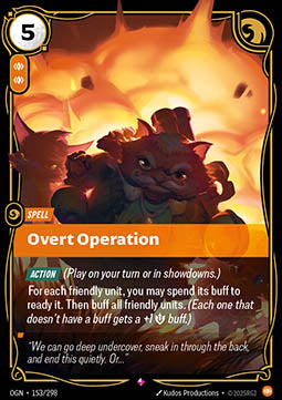 Overt Operation [OGN] [Inglese]