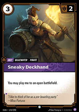 Sneaky Deckhand [OGN] [Inglese]