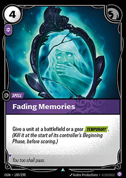 Fading Memories [OGN] [Inglese]