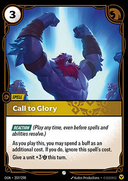 Call to Glory [OGN] [Inglese]
