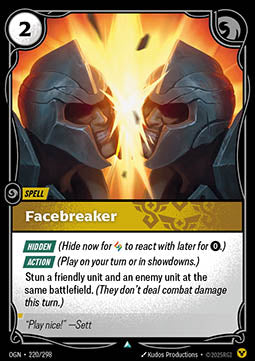 Facebreaker [OGN] [Inglese]