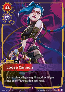 Jinx , Loose Cannon V 1 - Rare [OGN] [Inglese]