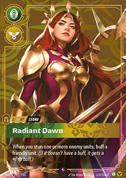 Leona , Radiant Dawn V 1 - Rare [OGN] [Inglese]