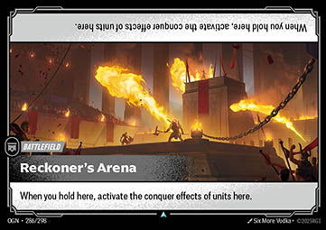 Reckoner's Arena [OGN] [Inglese]