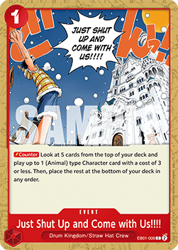 Just Shut Up and Come with Us ! ! ! ! EB01 - 009 V1 [PRB02] [Inglese] Common