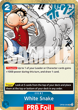 White Snake OP06 - 059 V2 [PRB02] [Inglese] Uncommon