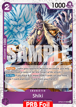 Shiki OP06 - 073 V2 [PRB02] [Inglese] Uncommon