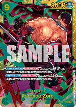 Roronoa Zoro OP06 - 118 [PRB02] [Inglese] Secret Rare