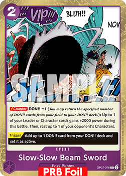 Slow - Slow Beam Sword OP07 - 076 V2 [PRB02] [Inglese] Common