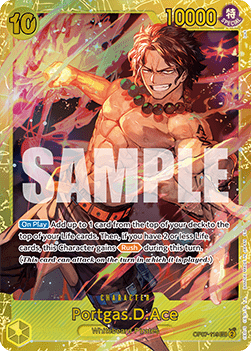 Portgas D Ace OP07 - 119 [PRB02] [Inglese] Secret Rare