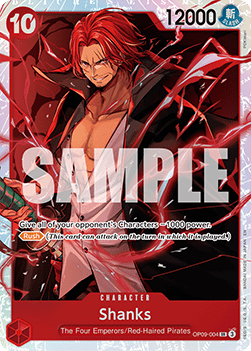 Shanks OP09 - 004 [PRB02] [Inglese] Super Rare