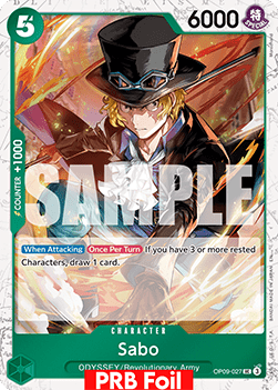 Sabo OP09 - 027 V2 [PRB02] [Inglese] Uncommon