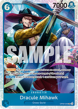 Dracule Mihawk OP09 - 048 [PRB02] [Inglese] Super Rare