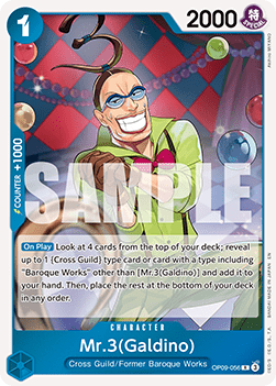 Mr 3Galdino OP09 - 056 V1 [PRB02] [Inglese] Rare