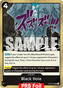 Black Hole OP09 - 098 V2 [PRB02] [Inglese] Uncommon