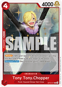 Tony Tony Chopper OP10 - 011 V1 [PRB02] [Inglese] Rare