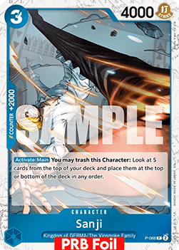 Sanji P - 068 V2 [PRB02] [Inglese] Promo