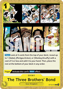 The Three Brothers' Bond ST13 - 019 V1 [PRB02] [Inglese] Common