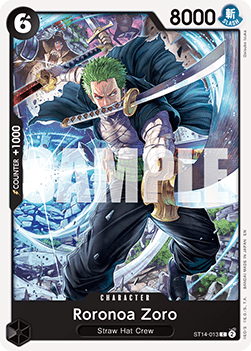 Roronoa Zoro ST14 - 013 V1 [PRB02] [Inglese] Common