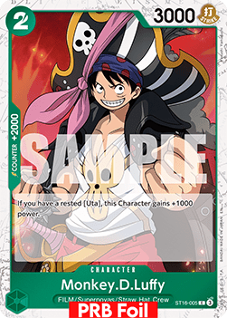Monkey D Luffy ST16 - 005 V2 [PRB02] [Inglese] Common