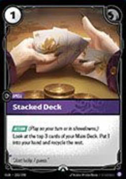 Stacked Deck [OGNX] [Inglese]