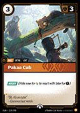 Pakaa Cub [OGNX] [Inglese]