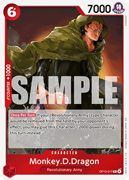 Monkey D Dragon OP13 - 017 [OP13] [Inglese] Rare