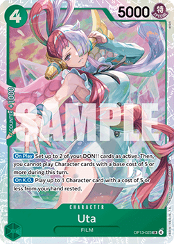 Uta OP13 - 023 V1 [OP13] [Inglese] Super Rare