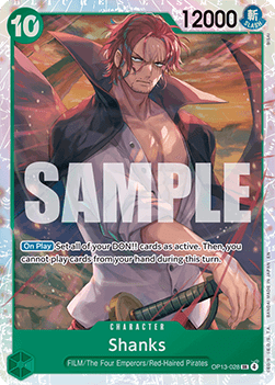 Shanks OP13 - 028 V1 [OP13] [Inglese] Super Rare
