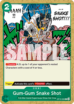 Gum - Gum Snake Shot OP13 - 039 [OP13] [Inglese] Common