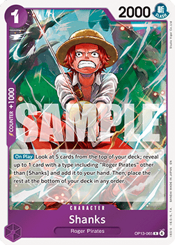Shanks OP13 - 065 V1 [OP13] [Inglese] Rare