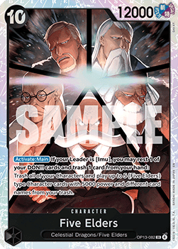 Five Elders OP13 - 082 V1 [OP13] [Inglese] Super Rare