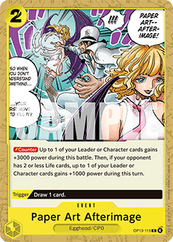 Paper Art Afterimage OP13 - 115 [OP13] [Inglese] Common