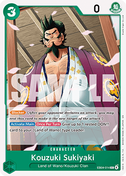 Kozuki Sukiyaki EB04 - 014 [OP14] [Inglese] Common