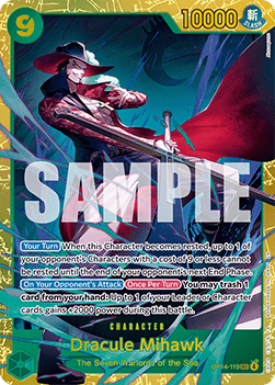 Dracule Mihawk OP14 - 119 V1 [OP14] [Inglese] Secret Rare