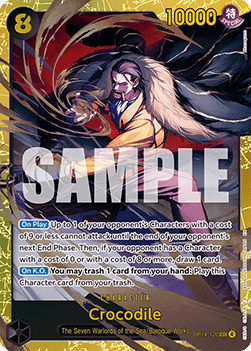 Crocodile OP14 - 120 V1 [OP14] [Inglese] Secret Rare