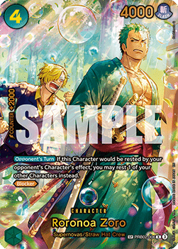 Roronoa Zoro PRB02 - 006 [OP14] [Inglese] Special Rare EX