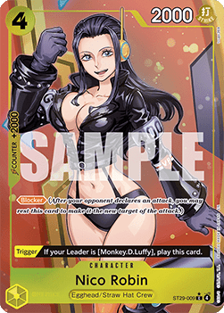 Nico Robin ST29 - 009 V2 [ST29] [Inglese] Alternate Art