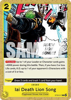 Iai Death Lion Song ST29 - 017 [ST29] [Inglese] Common