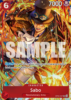 Sabo OP05 - 007 [UP] [Inglese] Super Rare