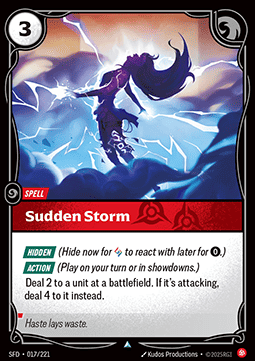 Sudden Storm [SFD] [Inglese / Cinese Semplificato]