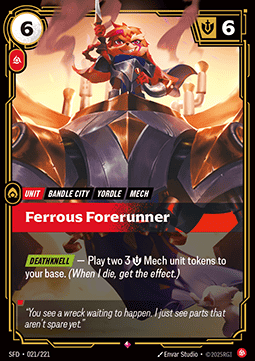 Ferrous Forerunner [SFD] [Cinese Semplificato]